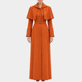 100 Days of Lies Lee Ga-gyeong Orange Capelet Coat