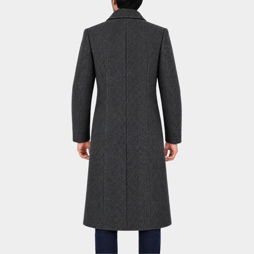 12 12 12 Anthony Mackie Grey Long Coat