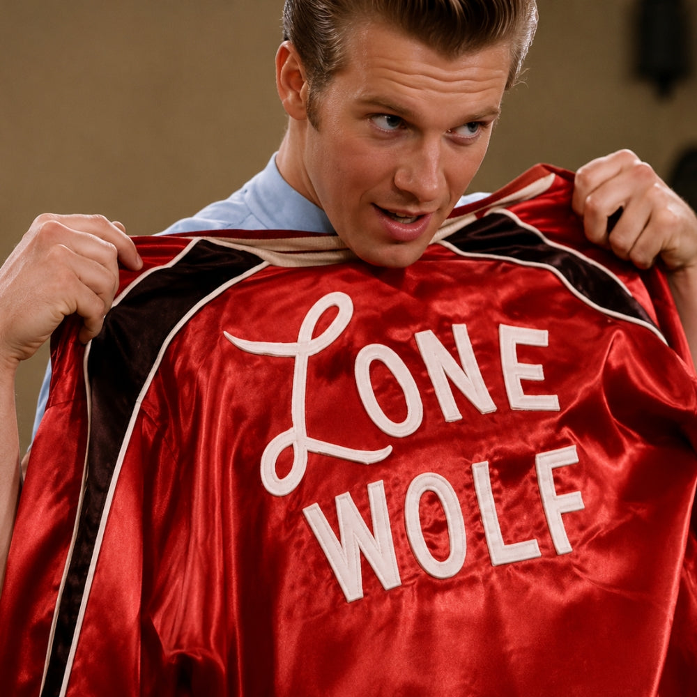 1950s Lone Wolf Bomber Jacket