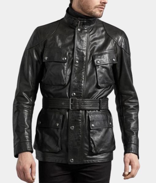 Bautista aka Joe Flood Leather Jacket image 0