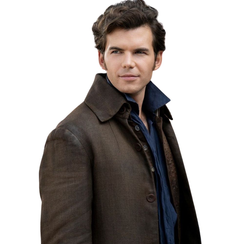 Colin Bridgerton Brown Coat image 0