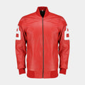 8 Ball Embrace Your Energy with the 8 Ball Leather Jacket - Mannequin Front View