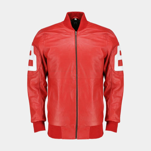 8 Ball Embrace Your Energy with the 8 Ball Leather Jacket - Mannequin Front View