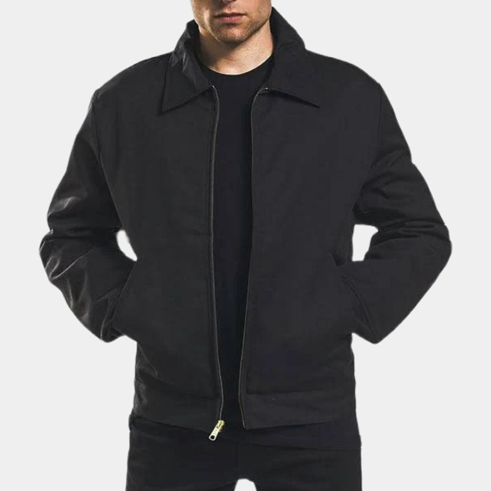 Men's Jack Reacher Black Jacket image 0