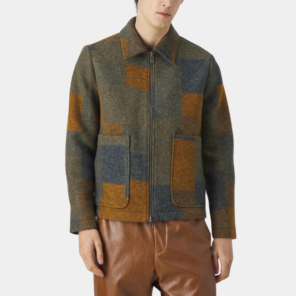 The Bear Carmy's Patchwork Wool Jacket image 0
