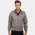 AIR Matt Damon Grey Cotton Harrington Jacket - Front View