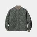 A Working Man Jason Statham aka Levon Cade Quilted Bomber Jacket - Mannequin Front View