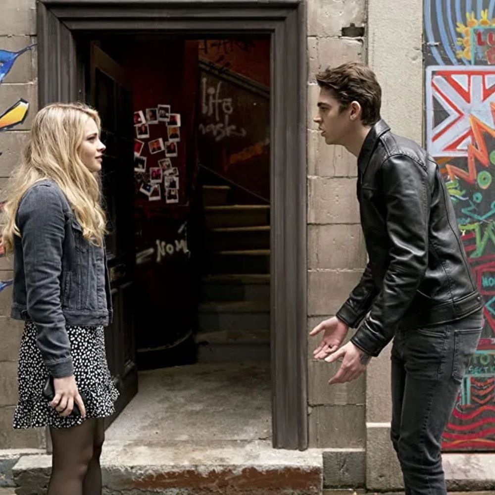 After Ever Happy Josephine Langford Black Denim Jacket - Character Side View