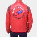 Akira Red/Black Leather Capsule Jacket - Back View