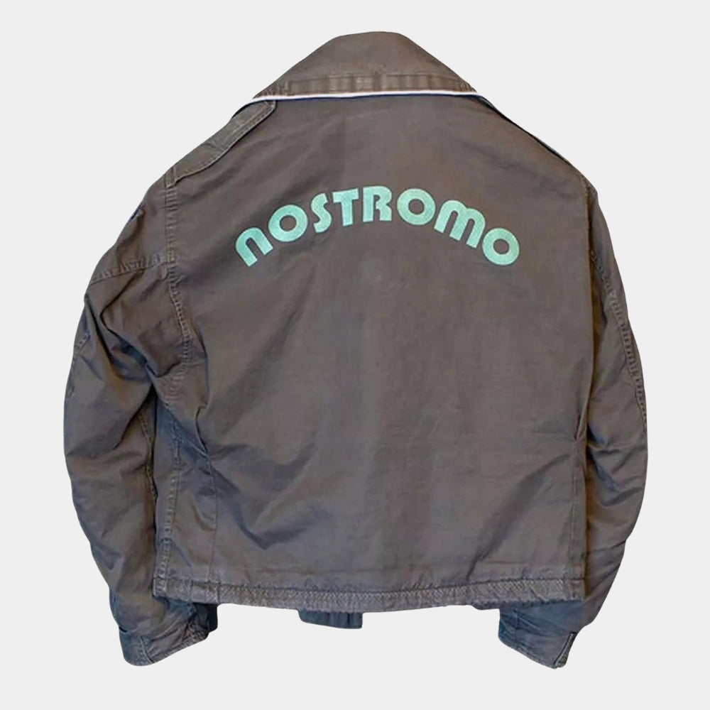 Alien  Brett aka Harry Dean Nostromo Jacket - Mannequin Back View