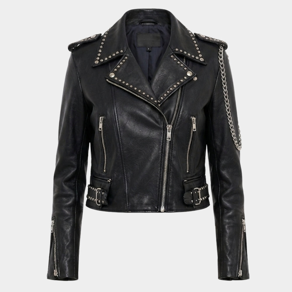 Alpha Gang Cate Blanchett Leather Jacket