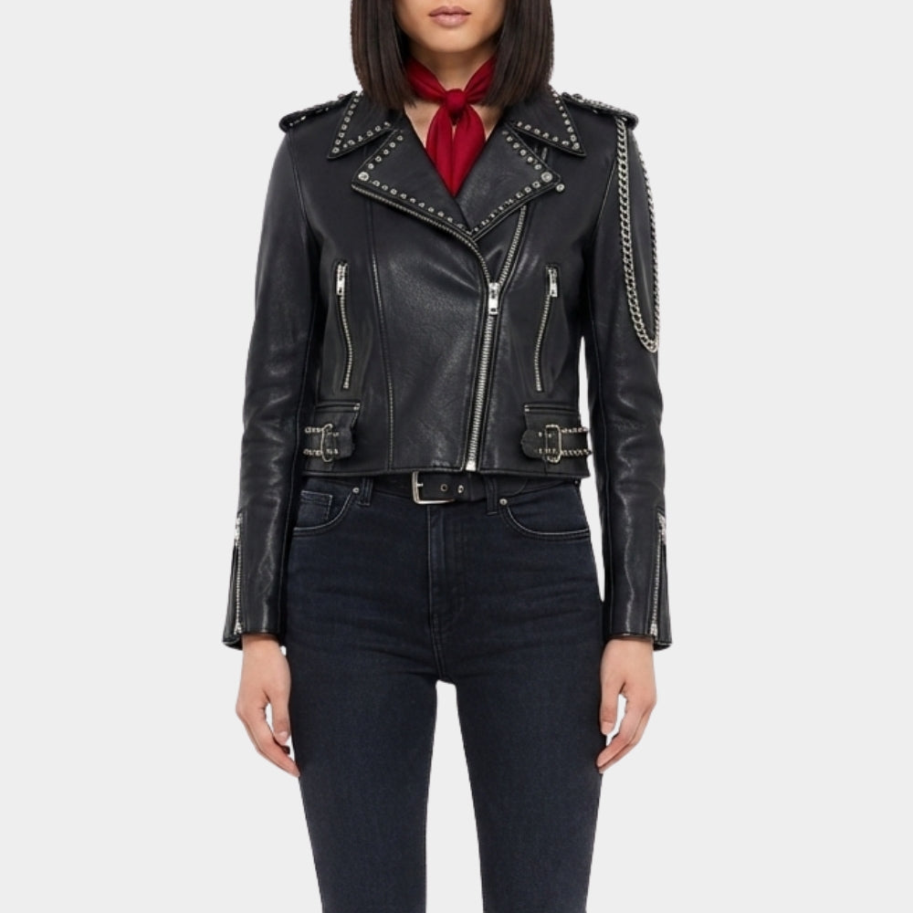 Alpha Gang Cate Blanchett Leather Jacket