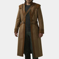 Andor Season 02  Andor Diego Luna (Cassian Andor) Tan Cotton Trench Coat - Front View