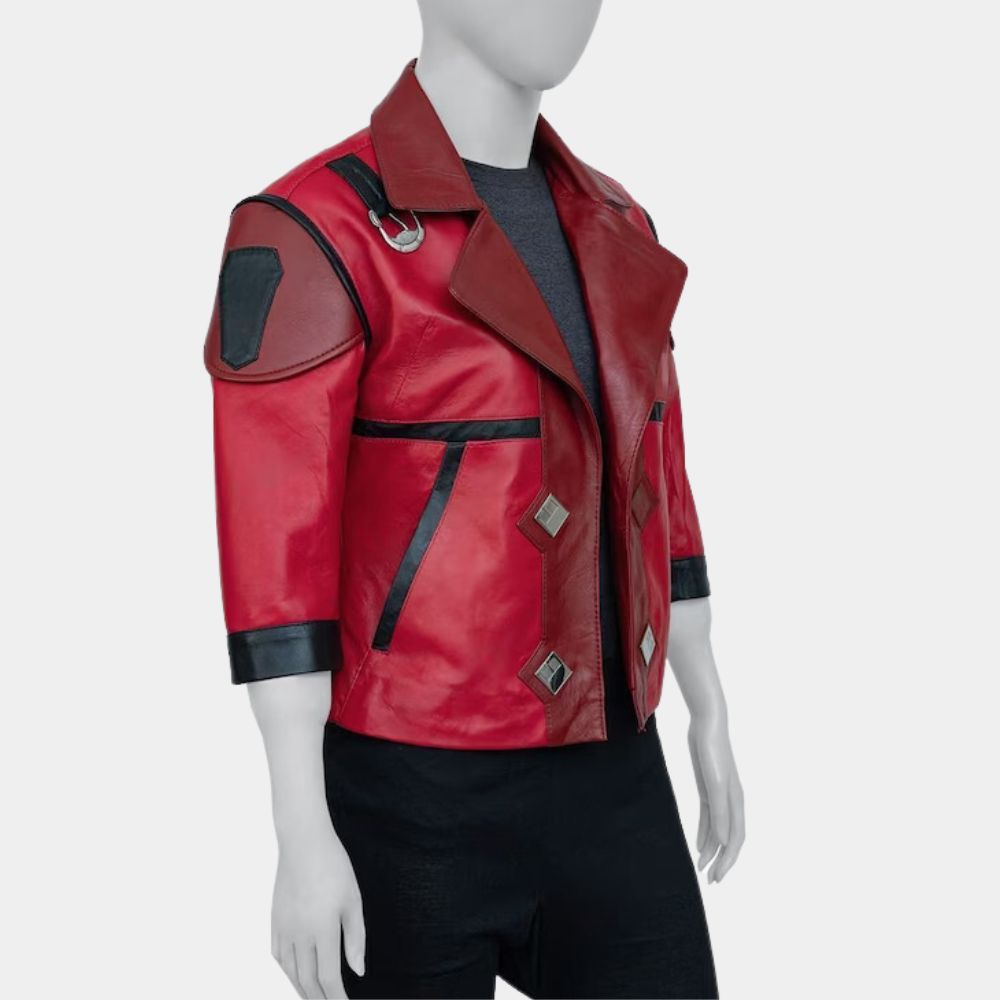 Arcane 6 League of legends VI Costume Jacket - Mannequin Side Posture View
