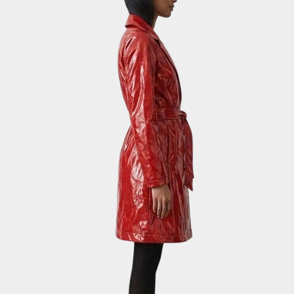 Assassination Nation Red Trench Coat