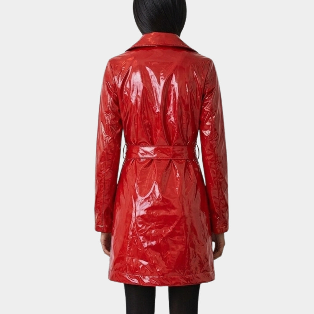 Assassination Nation Red Trench Coat