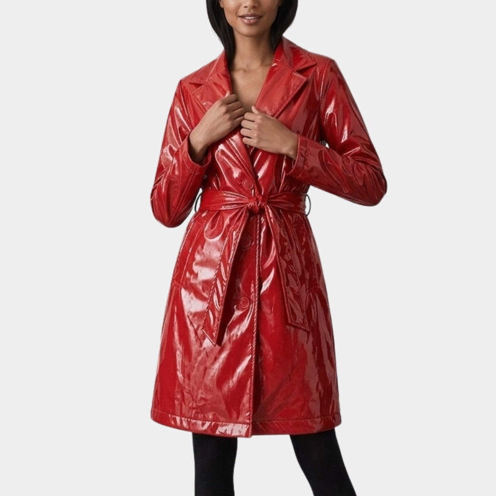 Assassination Nation Red Trench Coat
