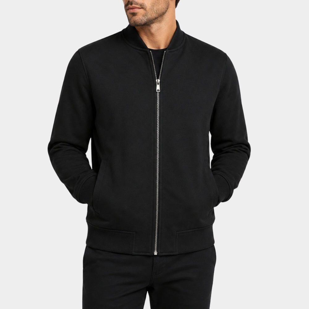 Avengers Doomsday Steve Rogers Black Bomber Jacket