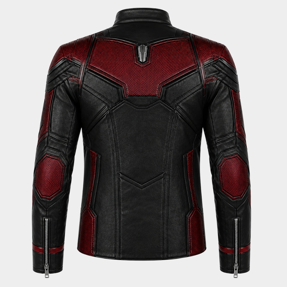 Avengers Endgame Ant Man Inspired Red Black Jacket