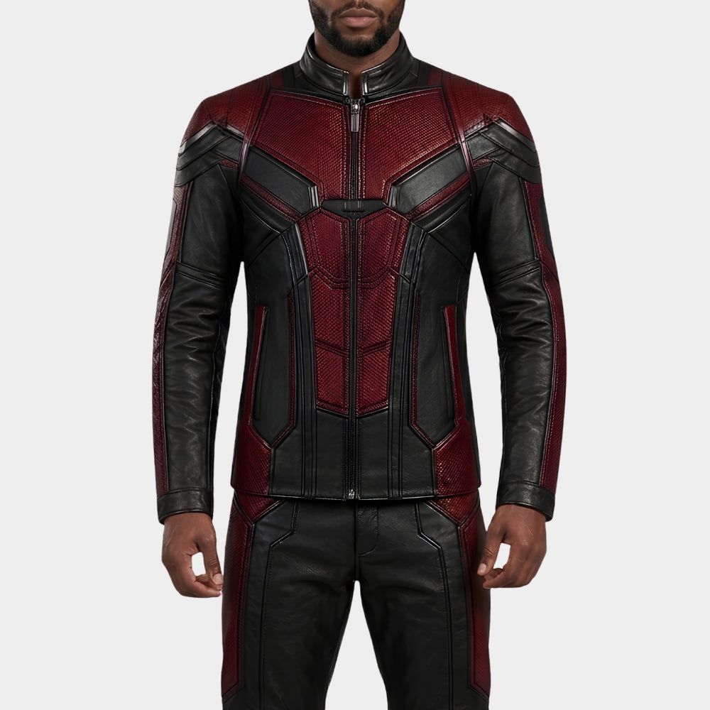 Avengers Endgame Ant Man Inspired Red Black Jacket
