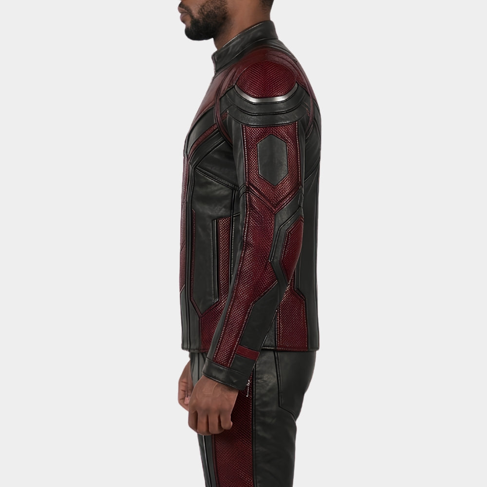Avengers Endgame Ant Man Inspired Red Black Jacket