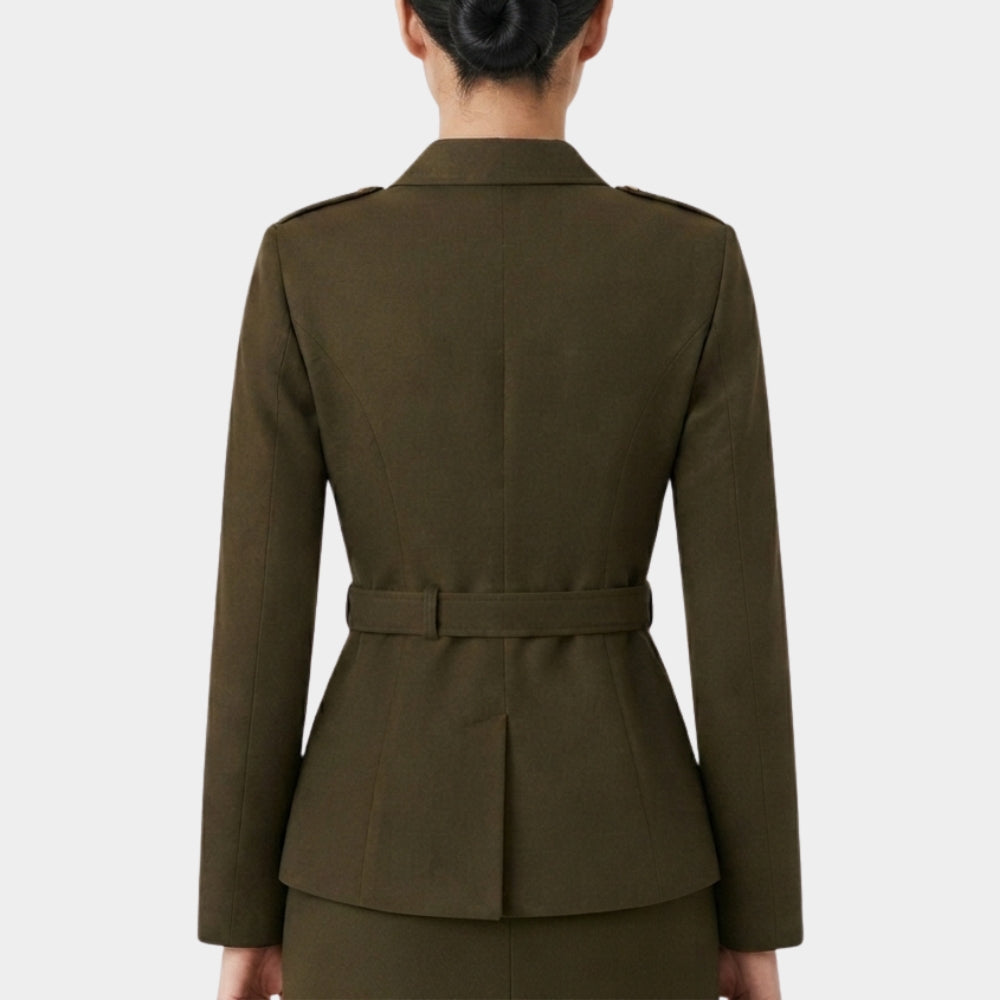 Avengers Endgame Peggy Carter Olive Service Coat