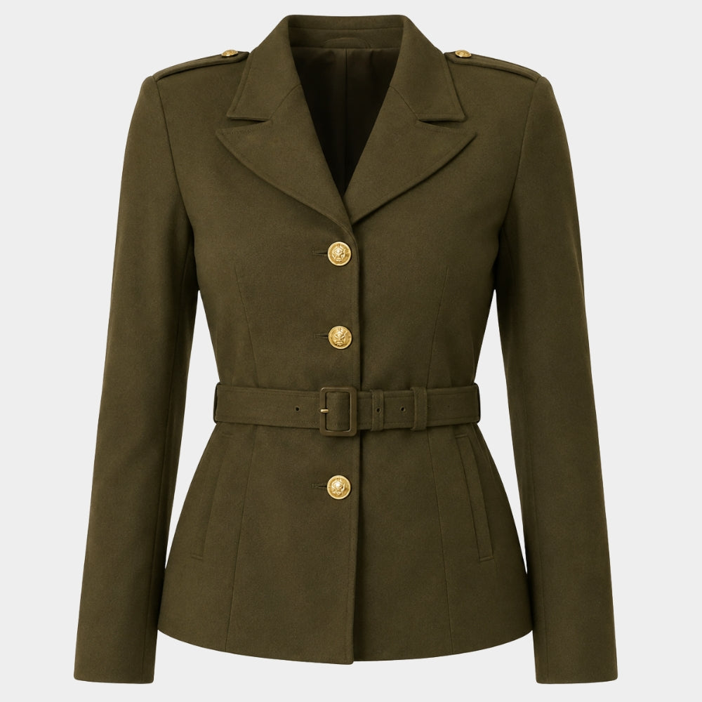 Avengers Endgame Peggy Carter Olive Service Coat