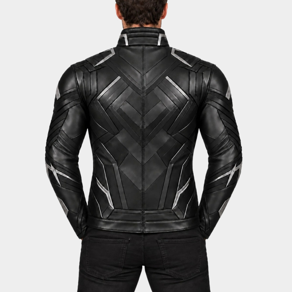 Avengers Endgame Black Panther Leather Jacket