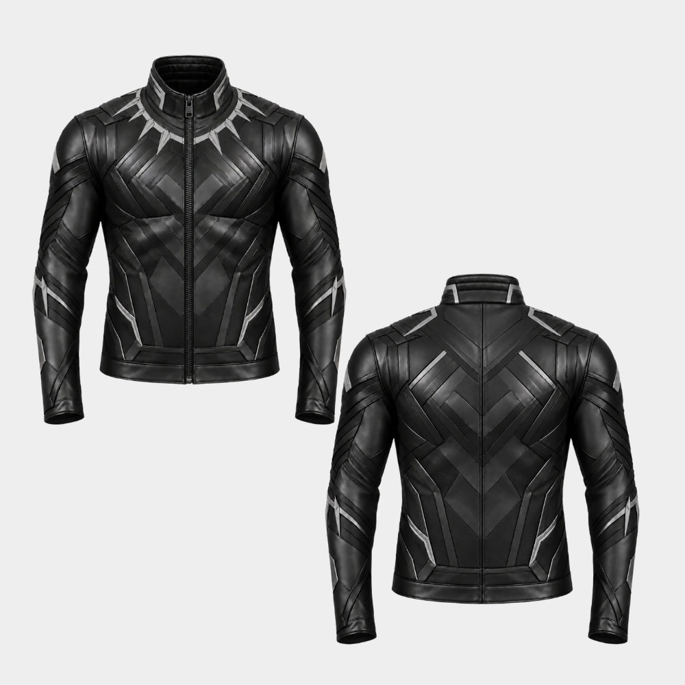 Avengers Endgame Black Panther Leather Jacket