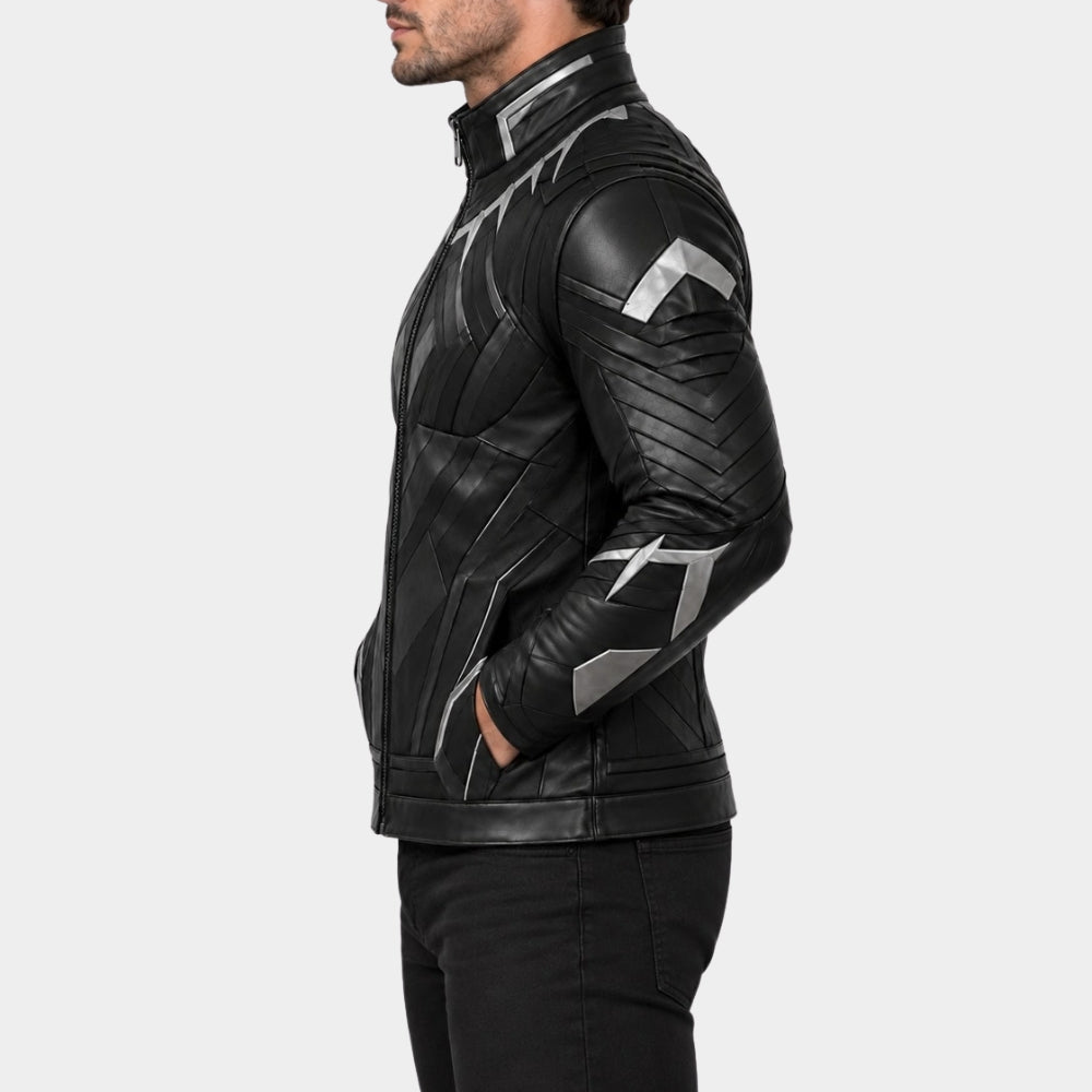 Avengers Endgame Black Panther Leather Jacket