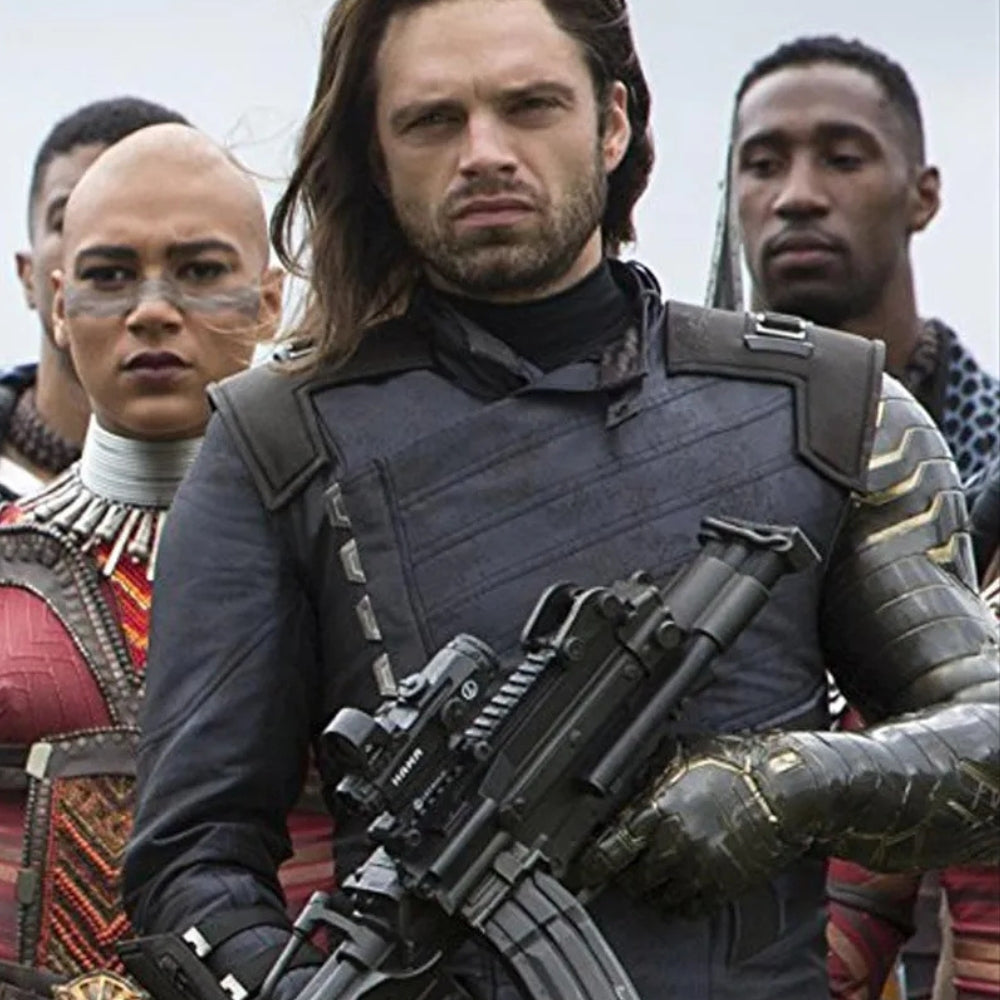 Avengers Endgame Winter Soldier Leather Jacket