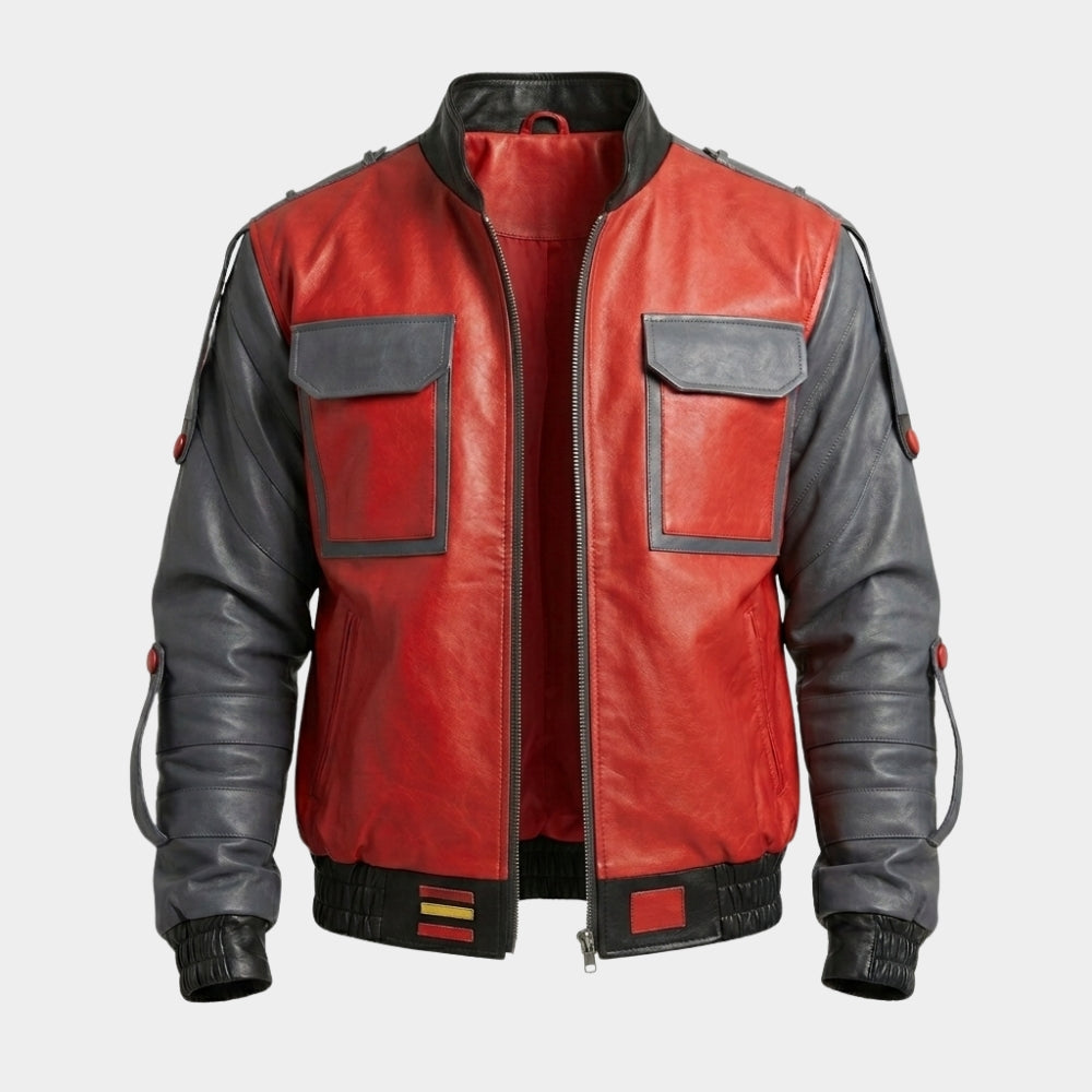 Back to the Future Marty Leather Jacket