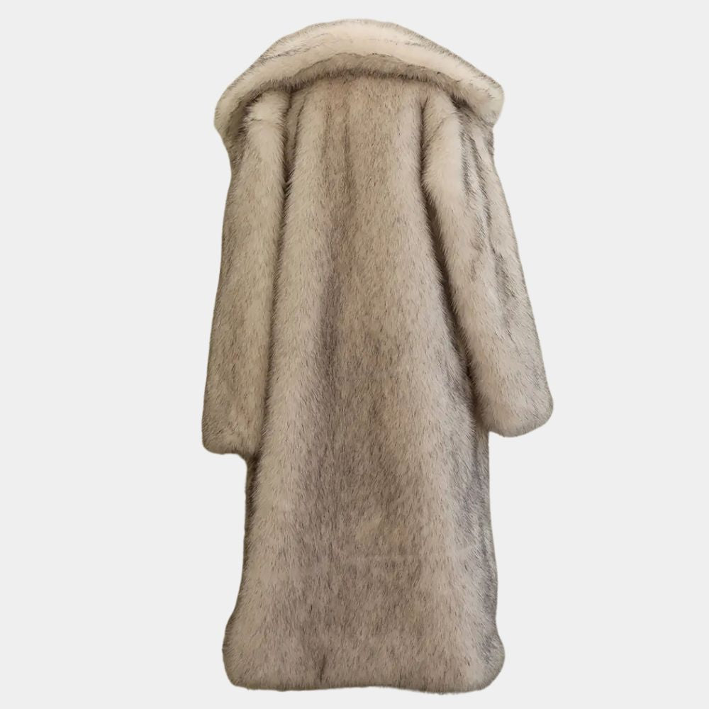 Barbie  Ken aka Ryan Gosling Faux Fur Coat - Mannequin Back View