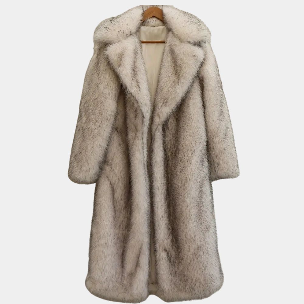 Barbie  Ken aka Ryan Gosling Faux Fur Coat - Mannequin Front View