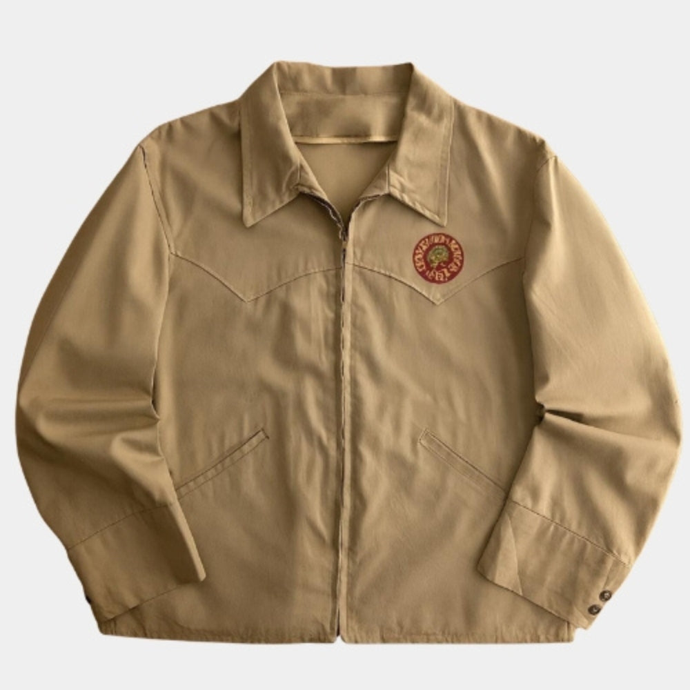 Barry Bostwick  The Rocky Horror Picture Show Brad Majors Beige Cotton Jacket - Mannequin Front View
