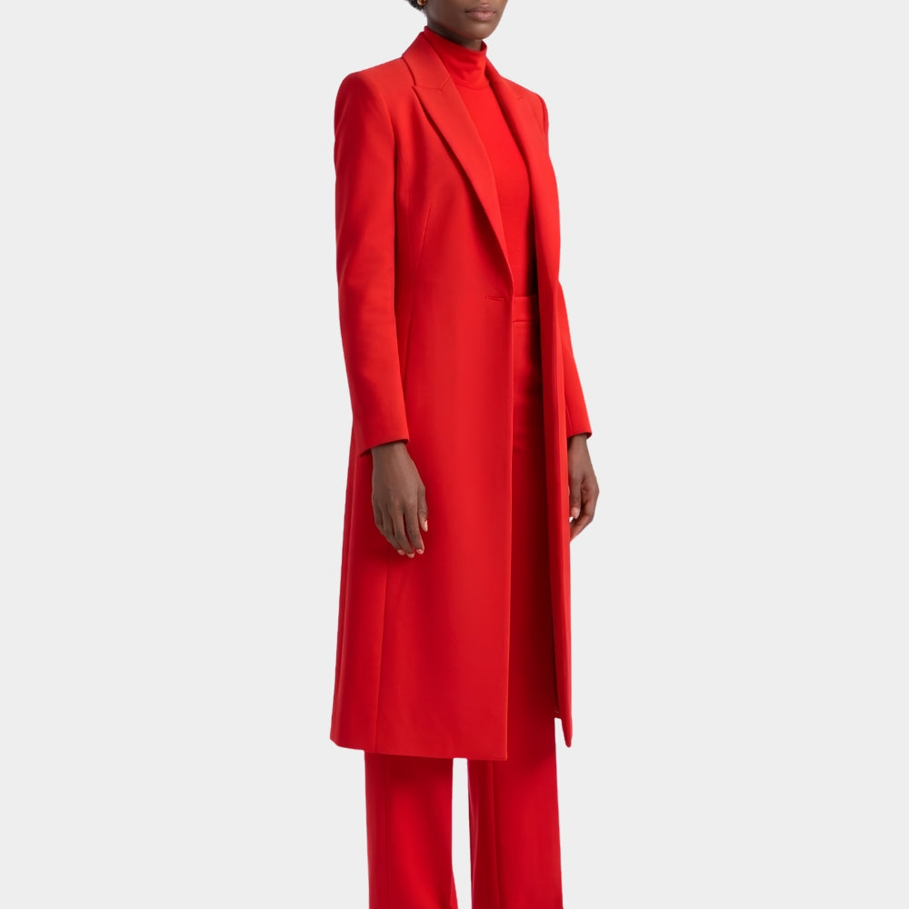 Beauty in Black Crystle Stewart Red Long Coat
