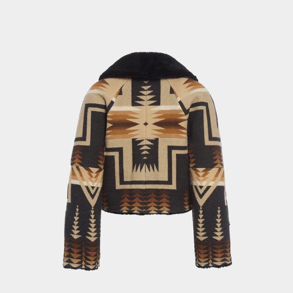 Beth Dutton Aztec Aviator Jacket