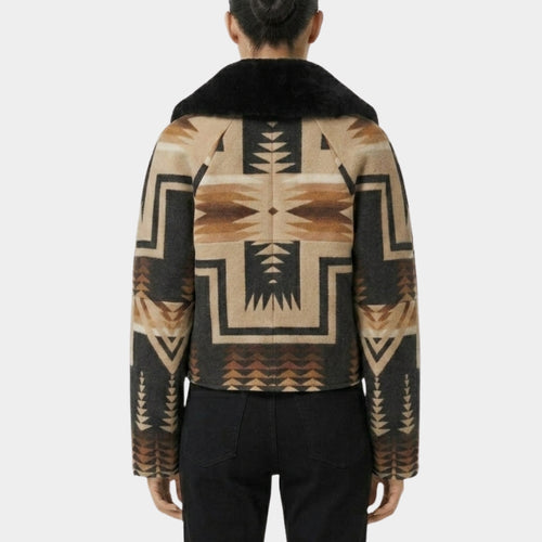 Beth Dutton Aztec Aviator Jacket