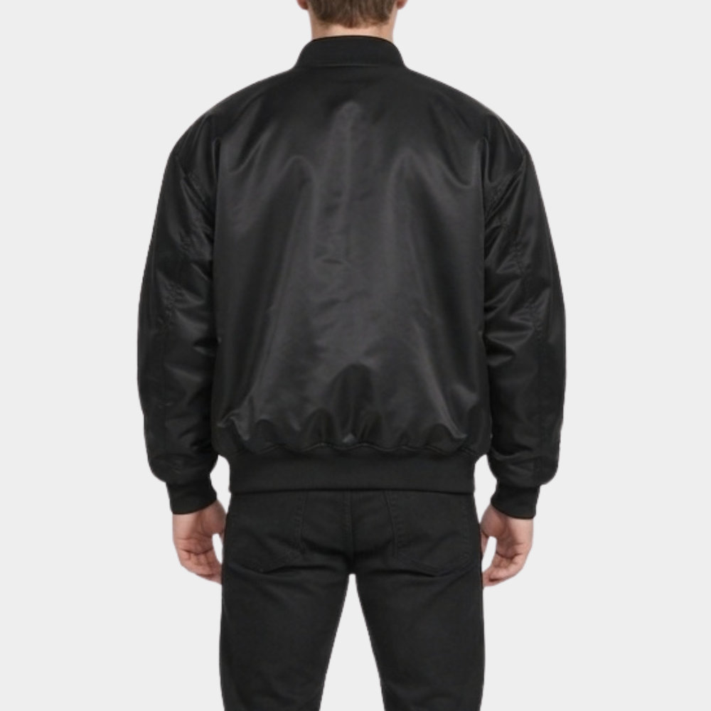 Between Steps Choo Young-woo Black Bomber Jacket