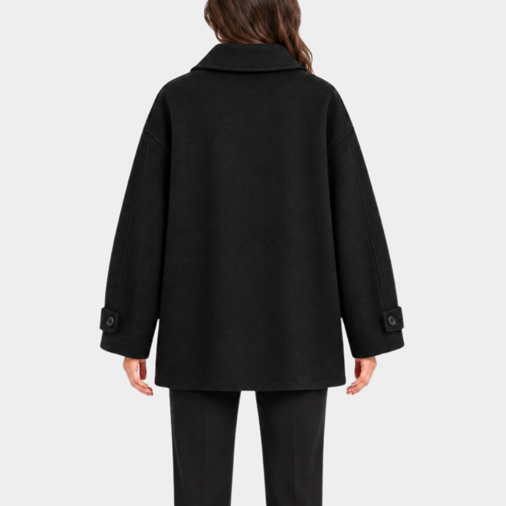 Between Steps Kim So-hyun Black Wool Jacket
