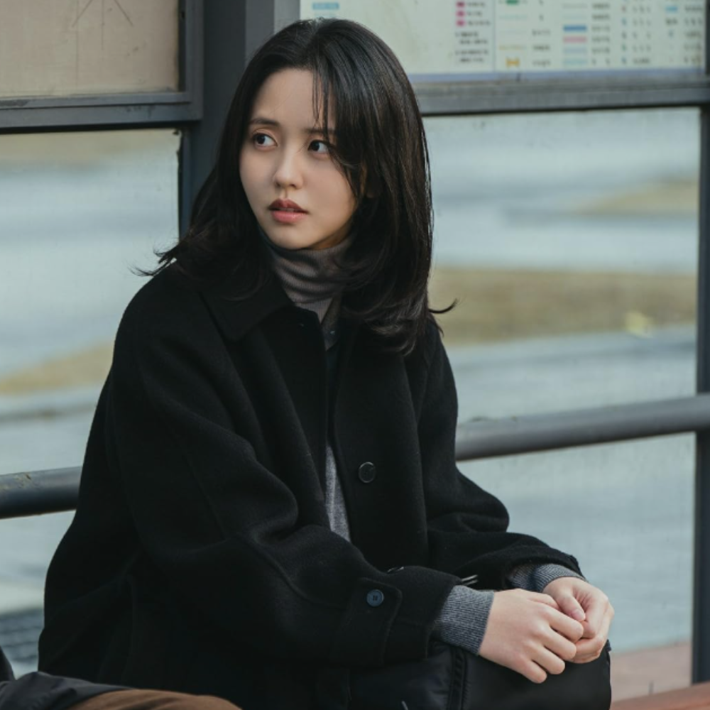 Between Steps Kim So-hyun Black Wool Jacket