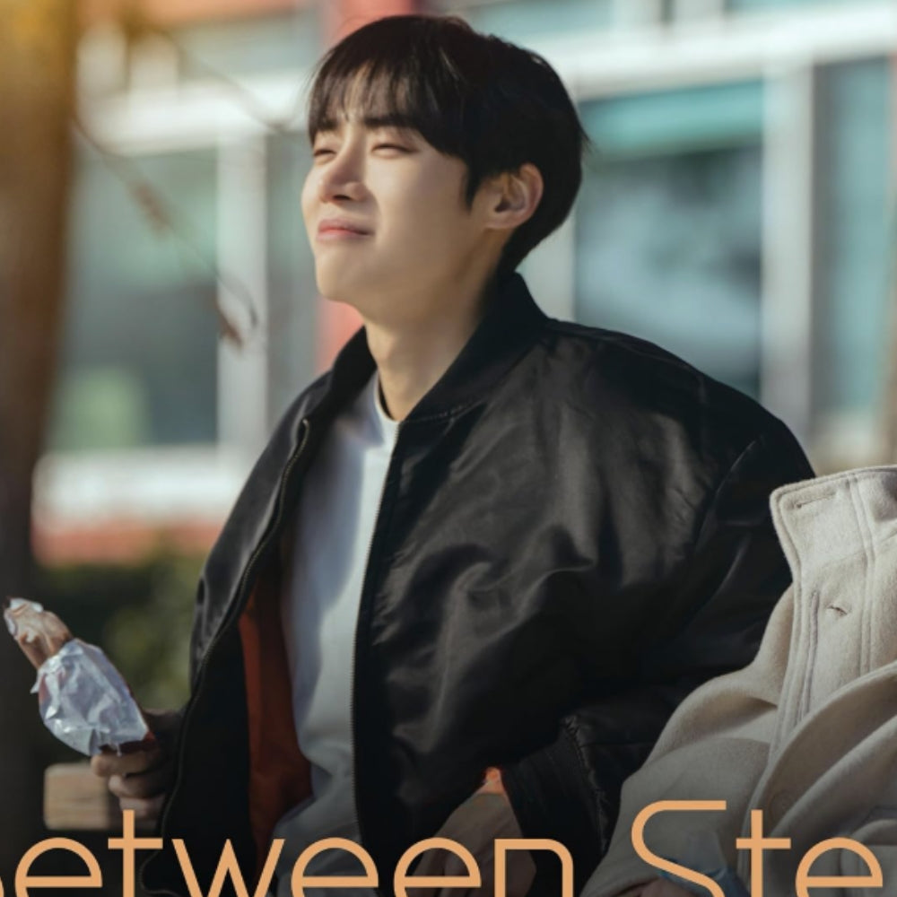 Between Steps Choo Young-woo Black Bomber Jacket
