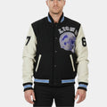  Beverly Hills Cop Edition Axel Foley Detroit Lions Iconic Vintage Letterman Jacket - Front View