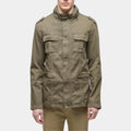 Birdman Mike Shiner aka Edward Norton Green Cotton Field Jacket - Front View