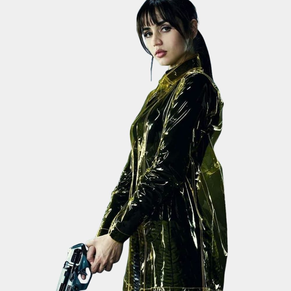Blade Runner 2049  Joi aka Ana de Armas Yellow Raincoat - Side View