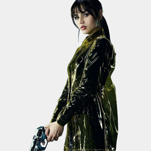 Blade Runner 2049  Joi aka Ana de Armas Yellow Raincoat - Side View