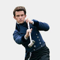 Bridgerton  Anthony Bridgerton aka Jonathan Bailey Blue Tailcoat - Front View