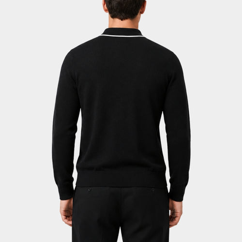 By Any Means Mark Wahlberg Black Cardigan