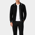 By Any Means Mark Wahlberg Black Cardigan