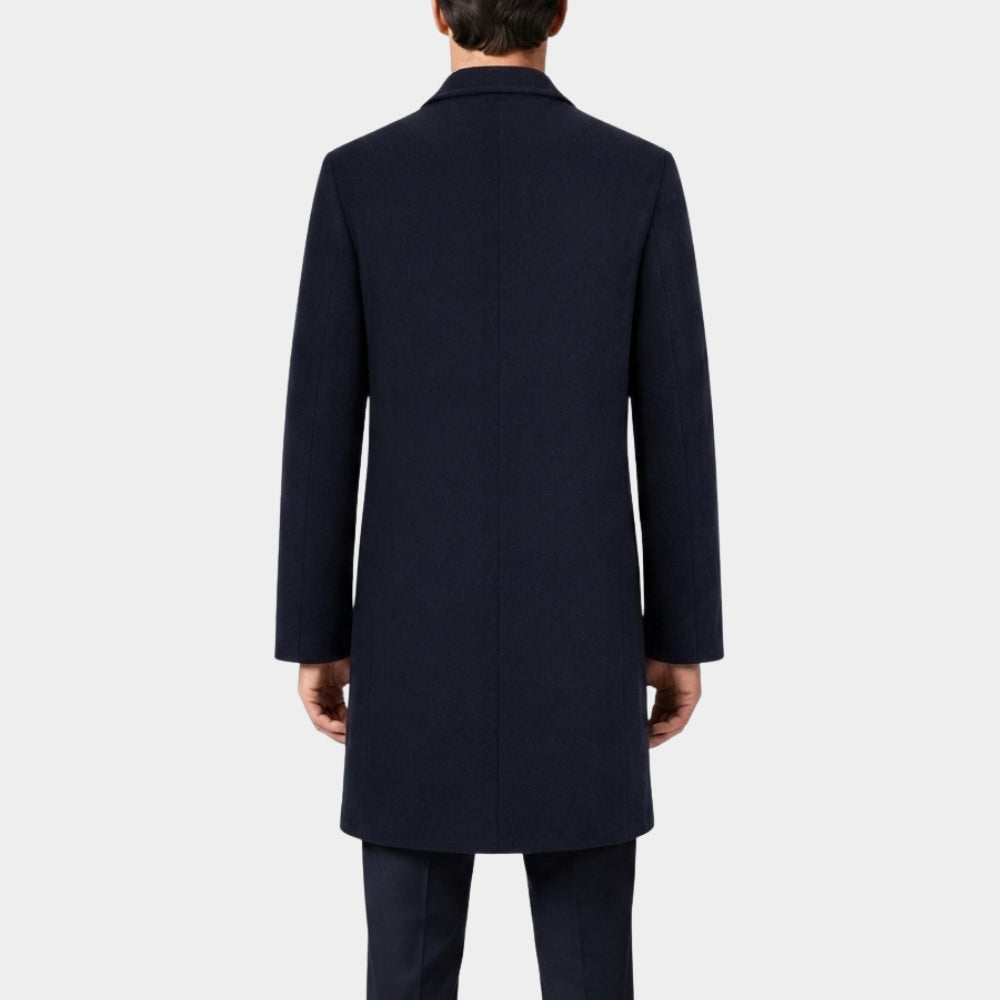 CIA Bill Goodman Navy Blue Trench Coat